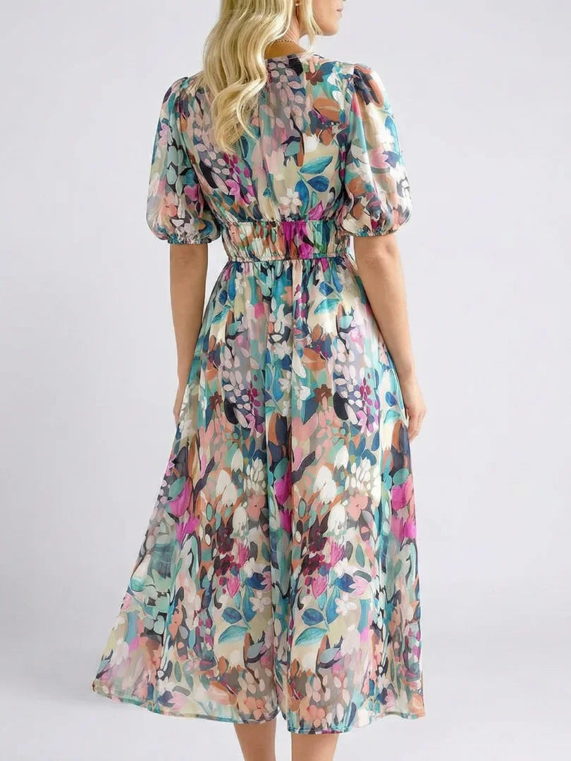 Midi Dress Women Relaxed Fit Casual