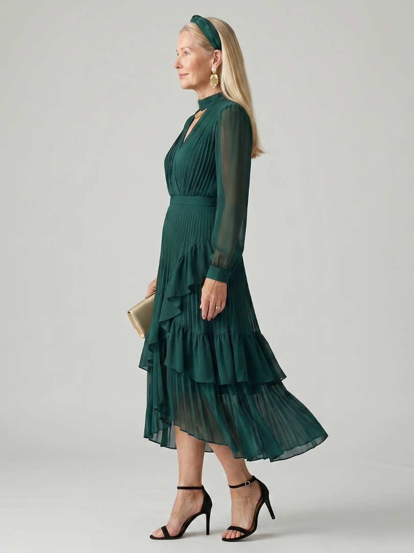 Midi Dress Women Relaxed Fit Casual
