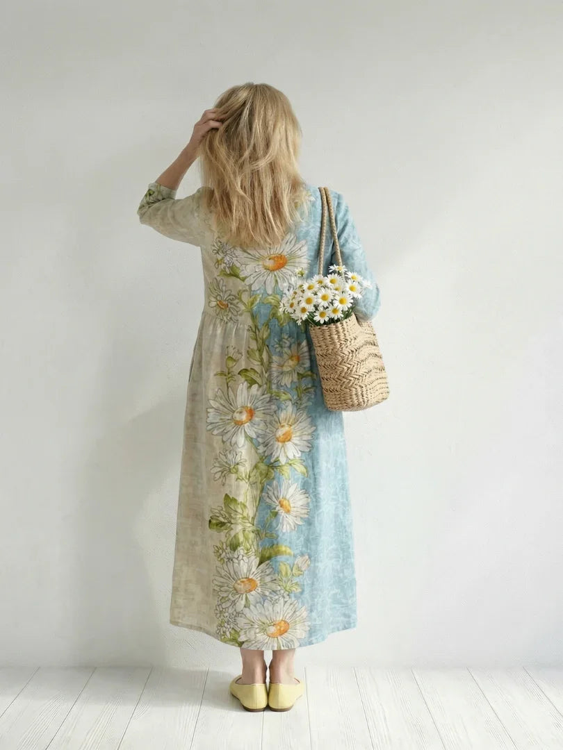 Midi Dress Women Relaxed Fit Casual Summer