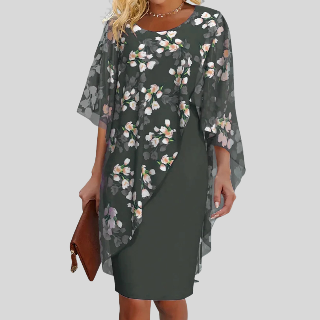 Midi Tailored Dress Women Regular Fit Business Casual Summer
