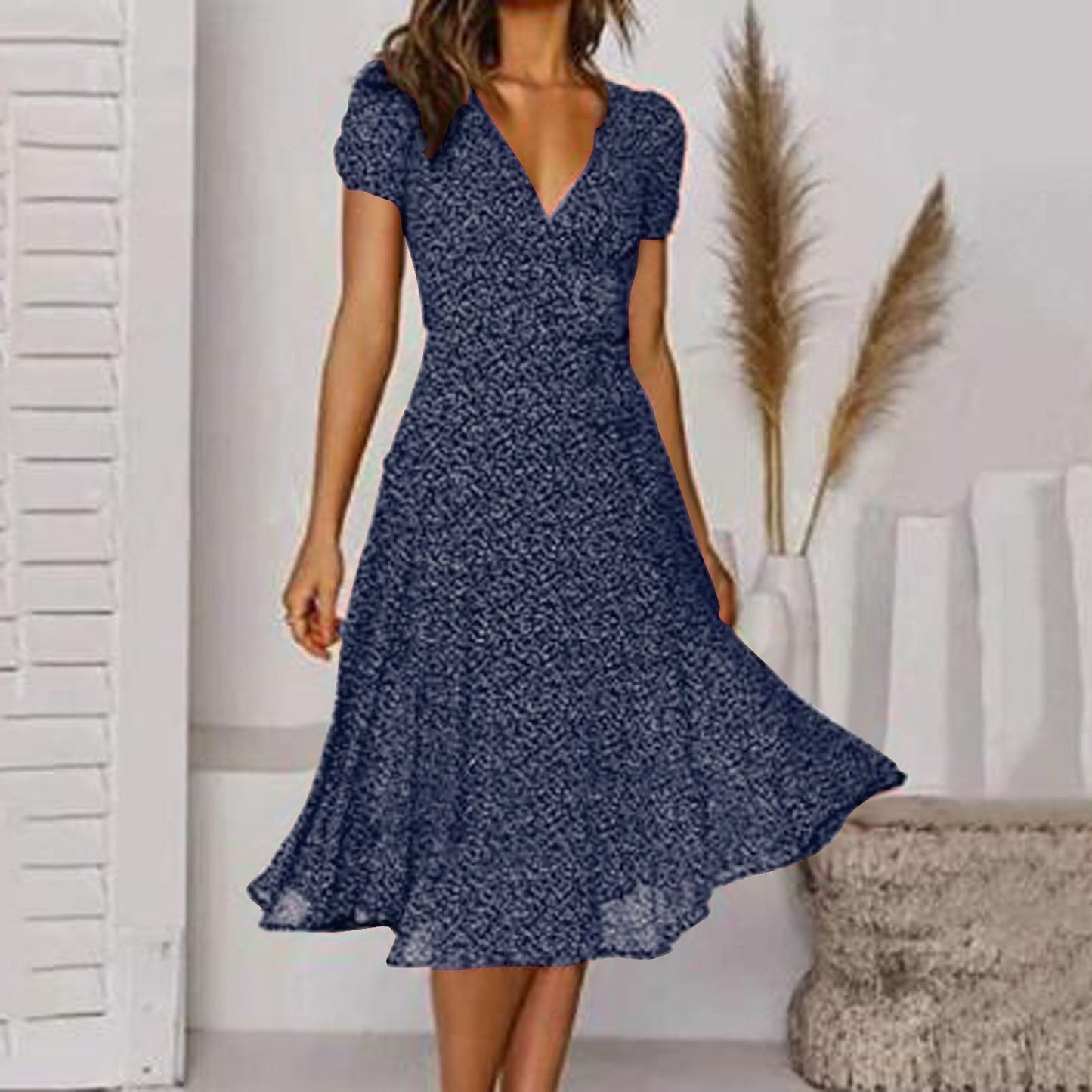 Summer Dress Women Regular Fit Casual