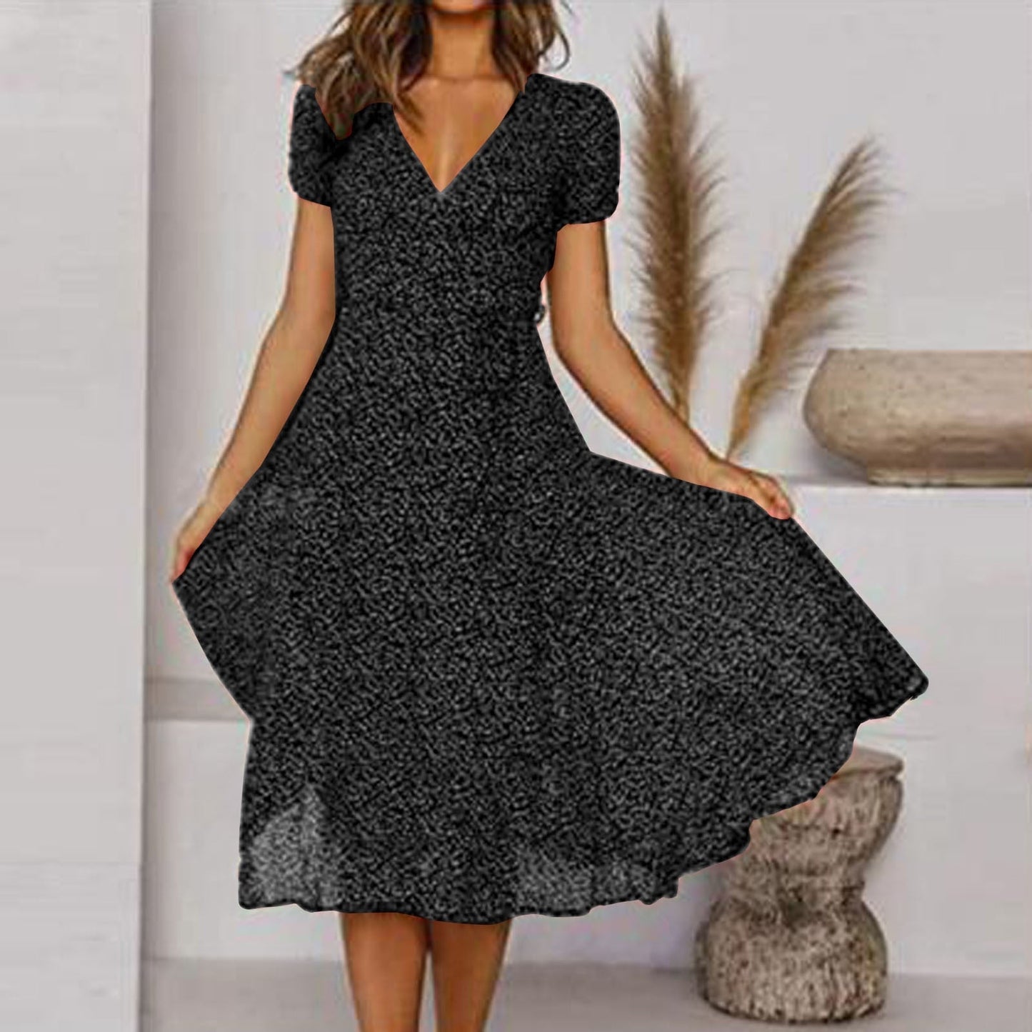 Summer Dress Women Regular Fit Casual