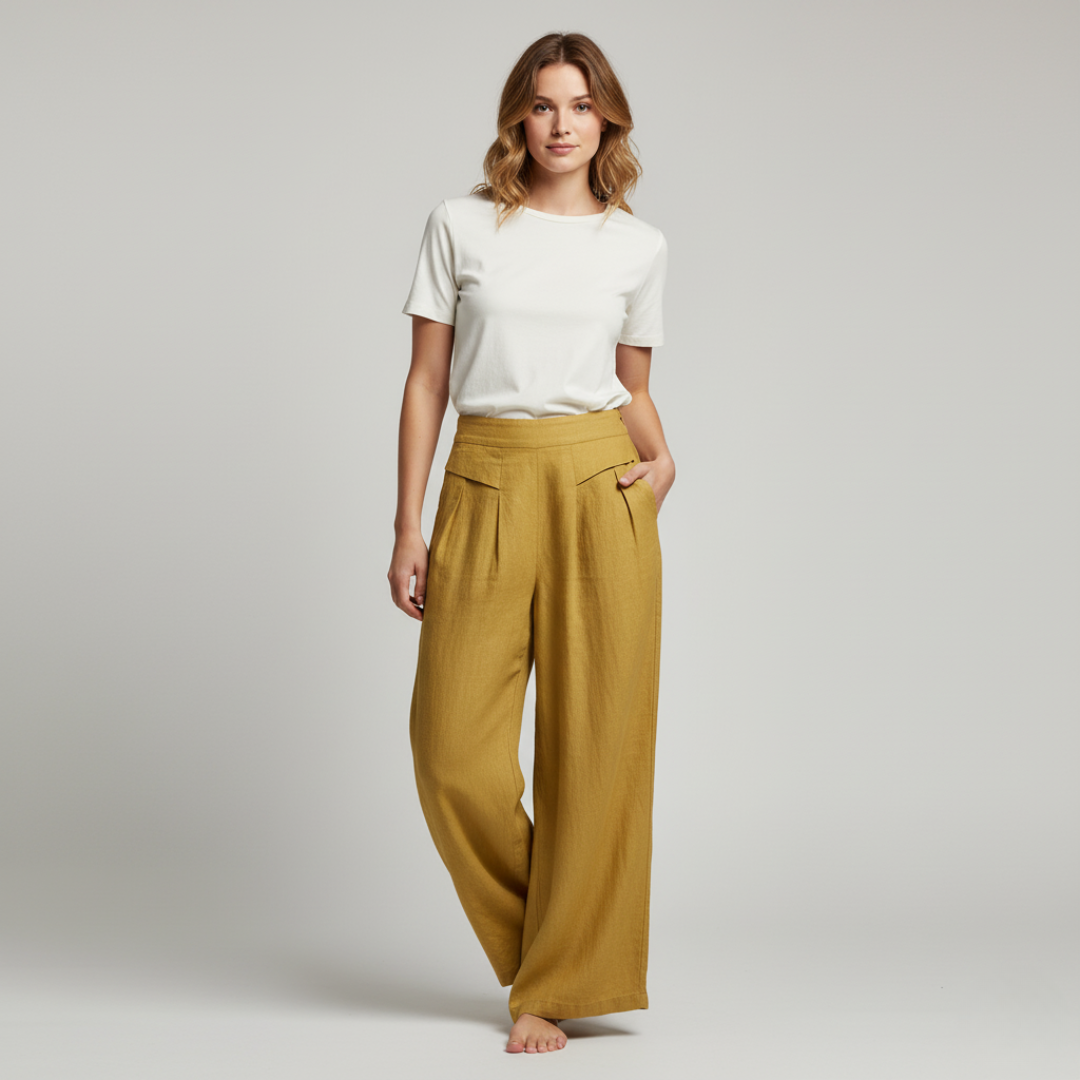 Wide Leg Trousers Women Relaxed Fit Casual