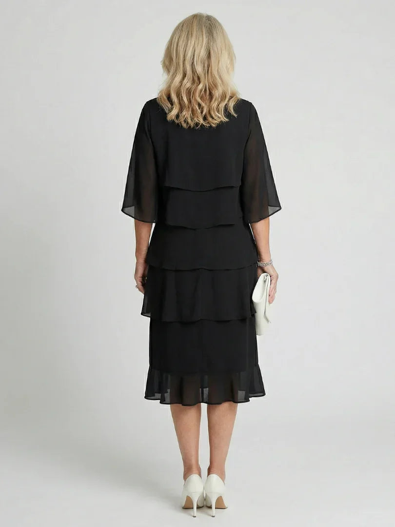 Midi Dress Women Relaxed Fit Casual