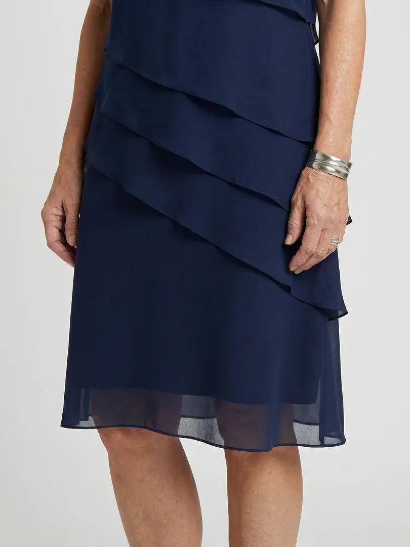 Knee Length Dress Women Relaxed Fit Casual