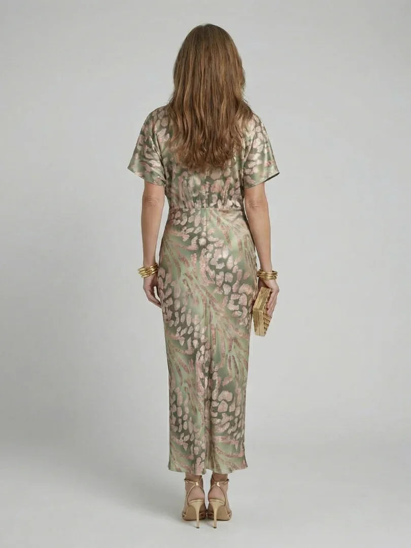 Midi Dress Women Tailored Fit Casual