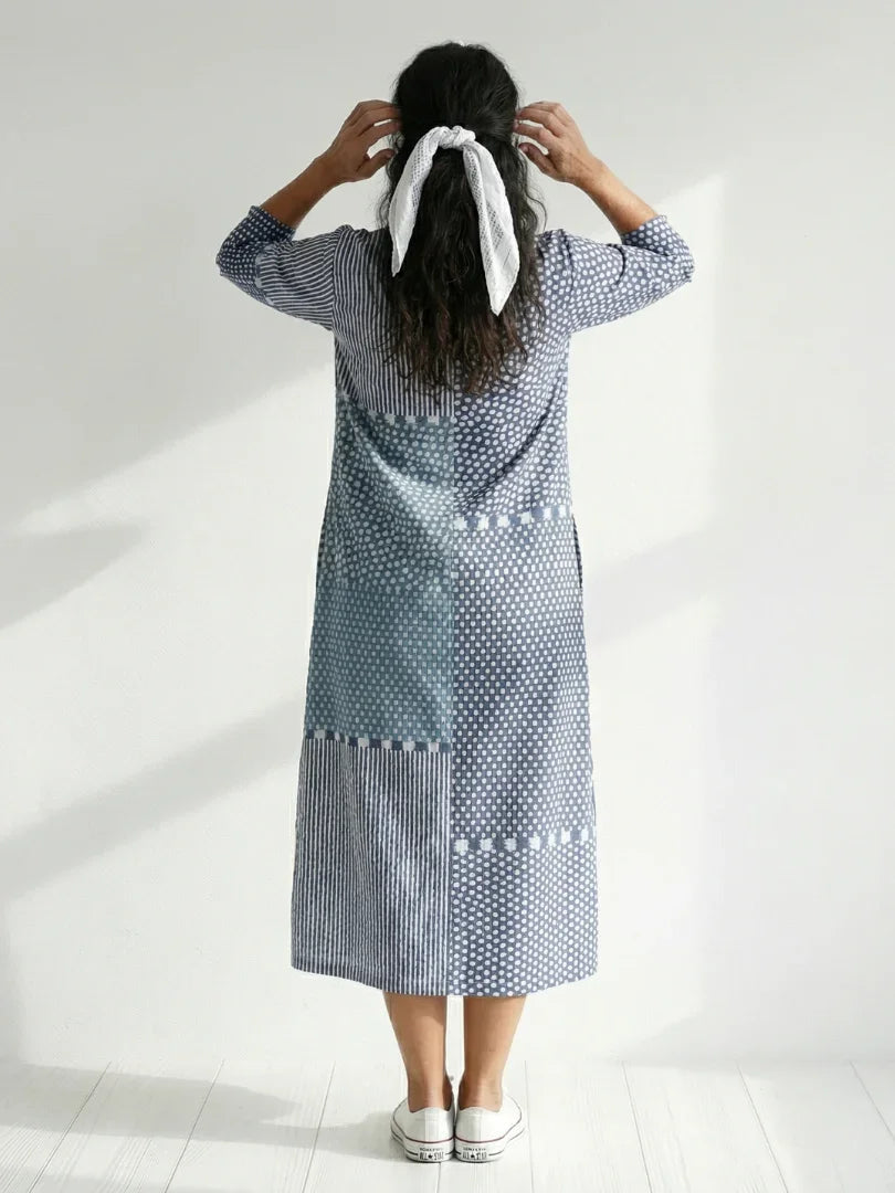 Midi Dress Women Relaxed Fit Casual