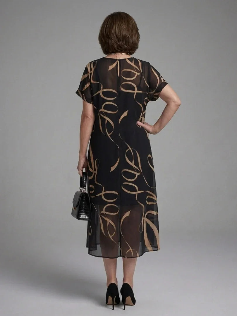 Midi Dress Women Relaxed Fit Casual