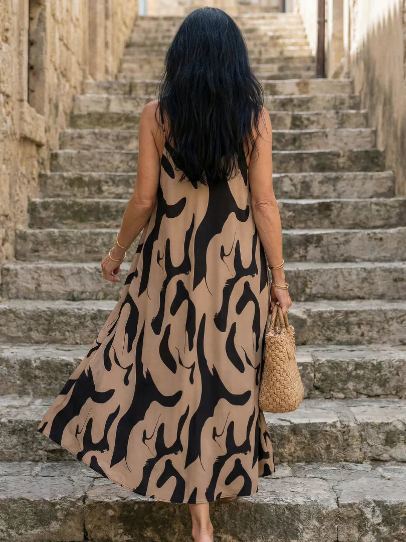 Midi Dress Women Relaxed Fit Casual Summer