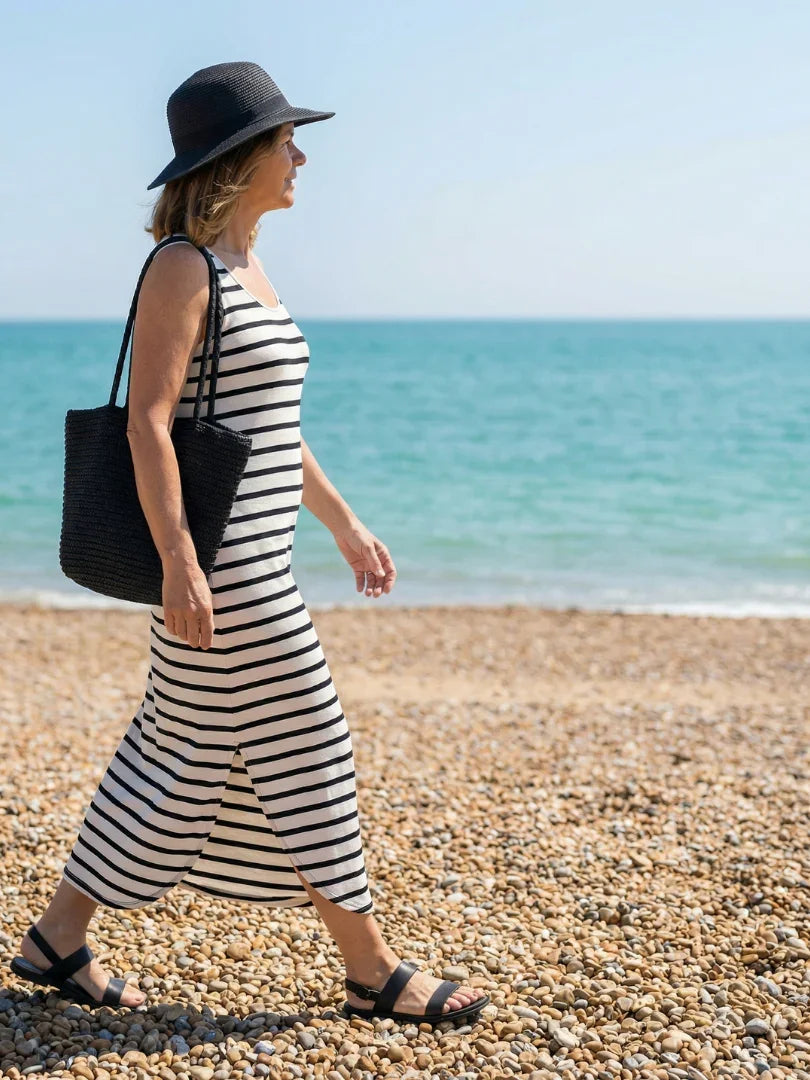 Midi Dress Women Relaxed Fit Casual Summer