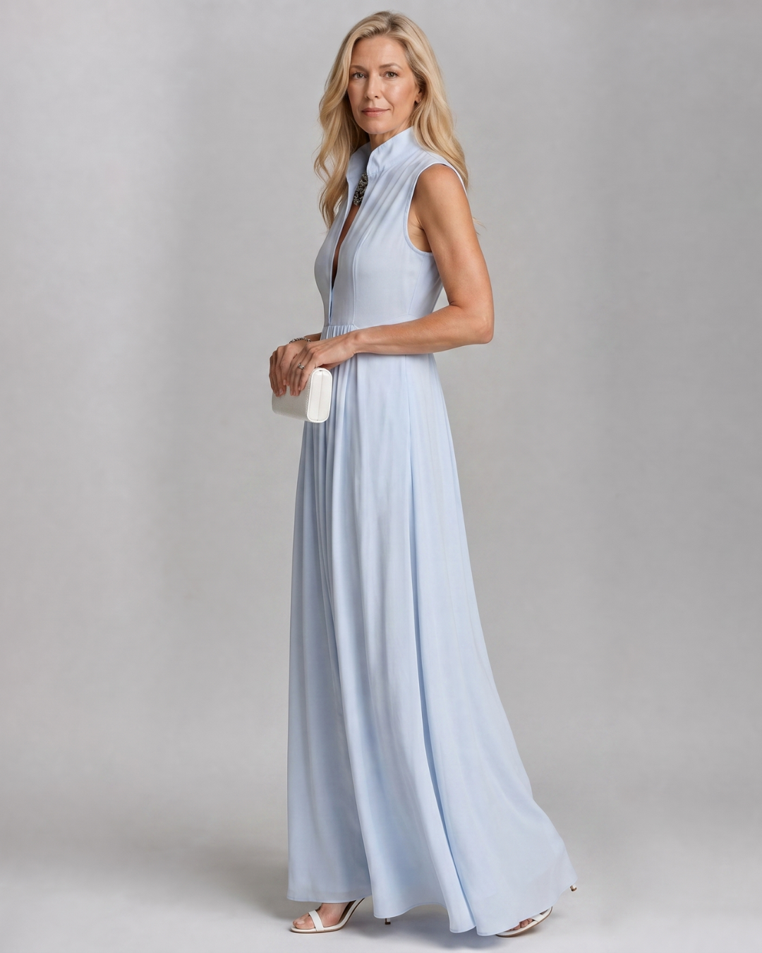 Sleeveless Collared Wide Leg Jumpsuit Women Relaxed Fit Casual Summer