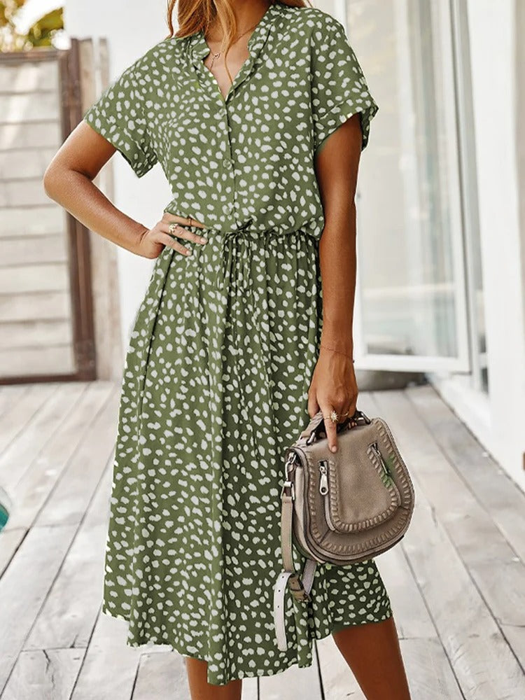 Summer Dress Women Regular Fit Casual