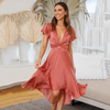 Flowing Vintage Dress Women Regular Fit Casual Summer