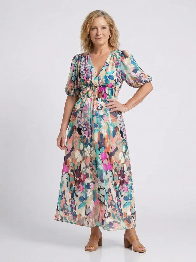 Midi Dress Women Relaxed Fit Casual
