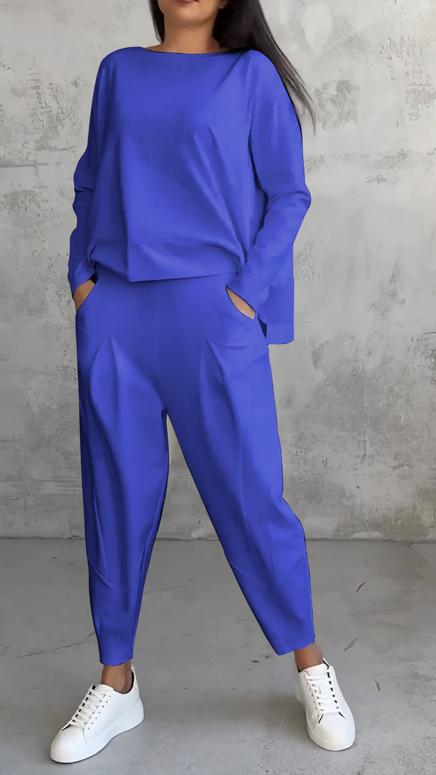 Two-Piece Set Women Relaxed Fit Casual Leisure