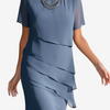 Tummy Covering Dress Women Slim Fit Casual Elegant
