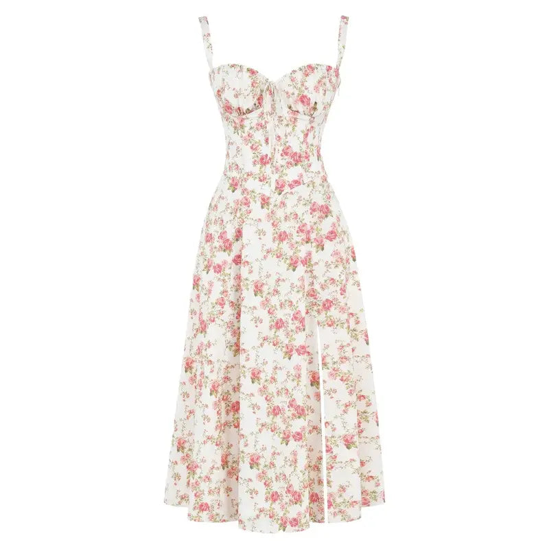Strapless Waist Dress Women Slim Fit Casual Summer