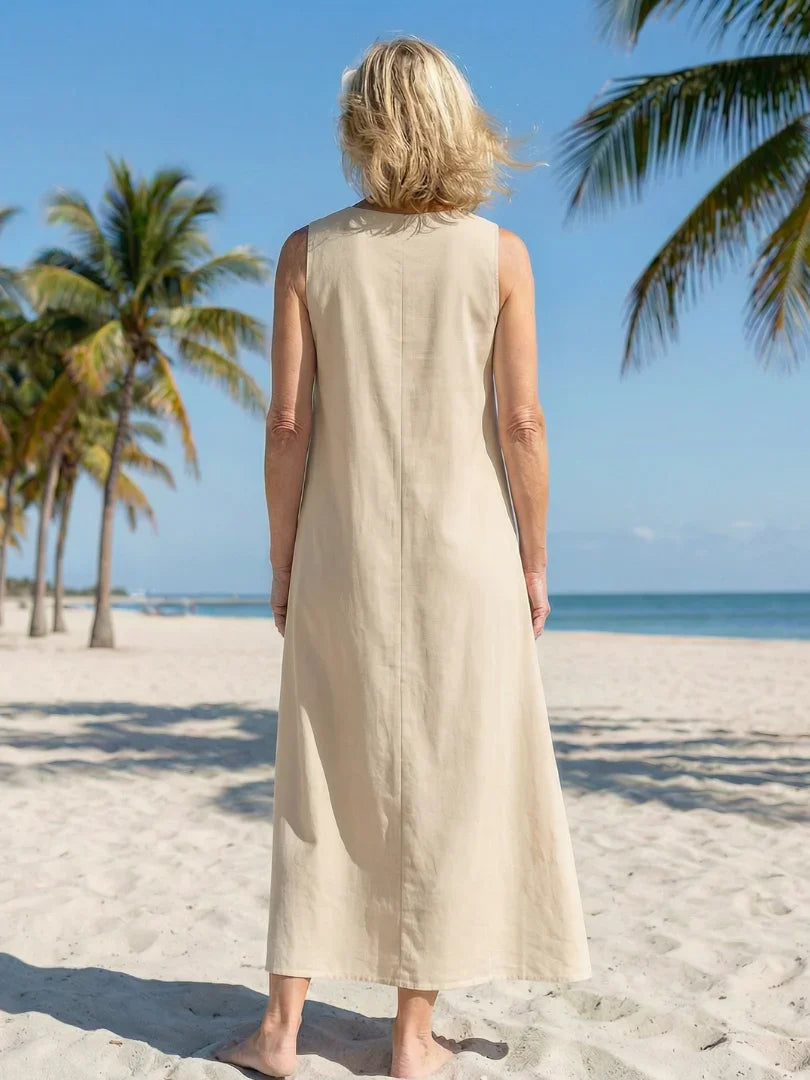 Maxi Dress Women Sleeveless Relaxed Fit Casual