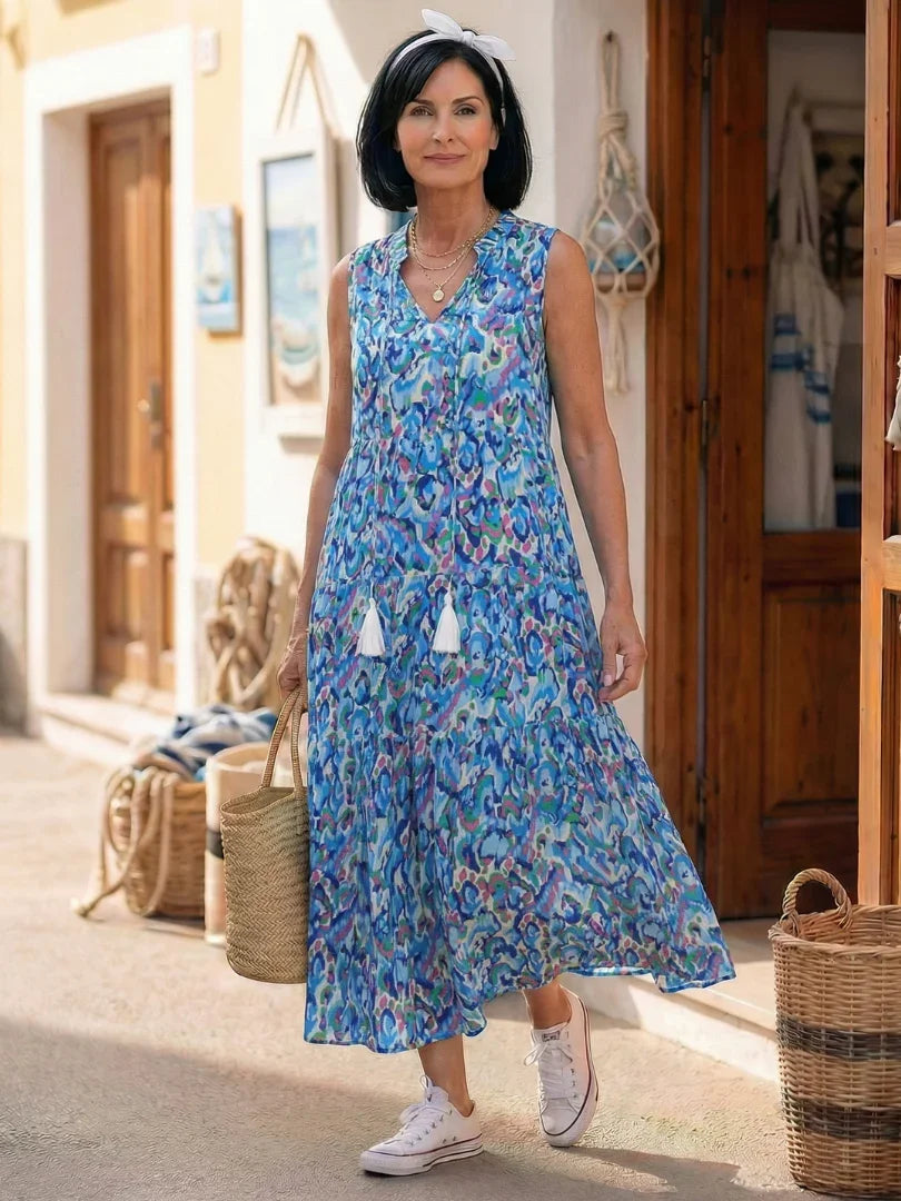Midi Dress Women Relaxed Fit Casual Summer