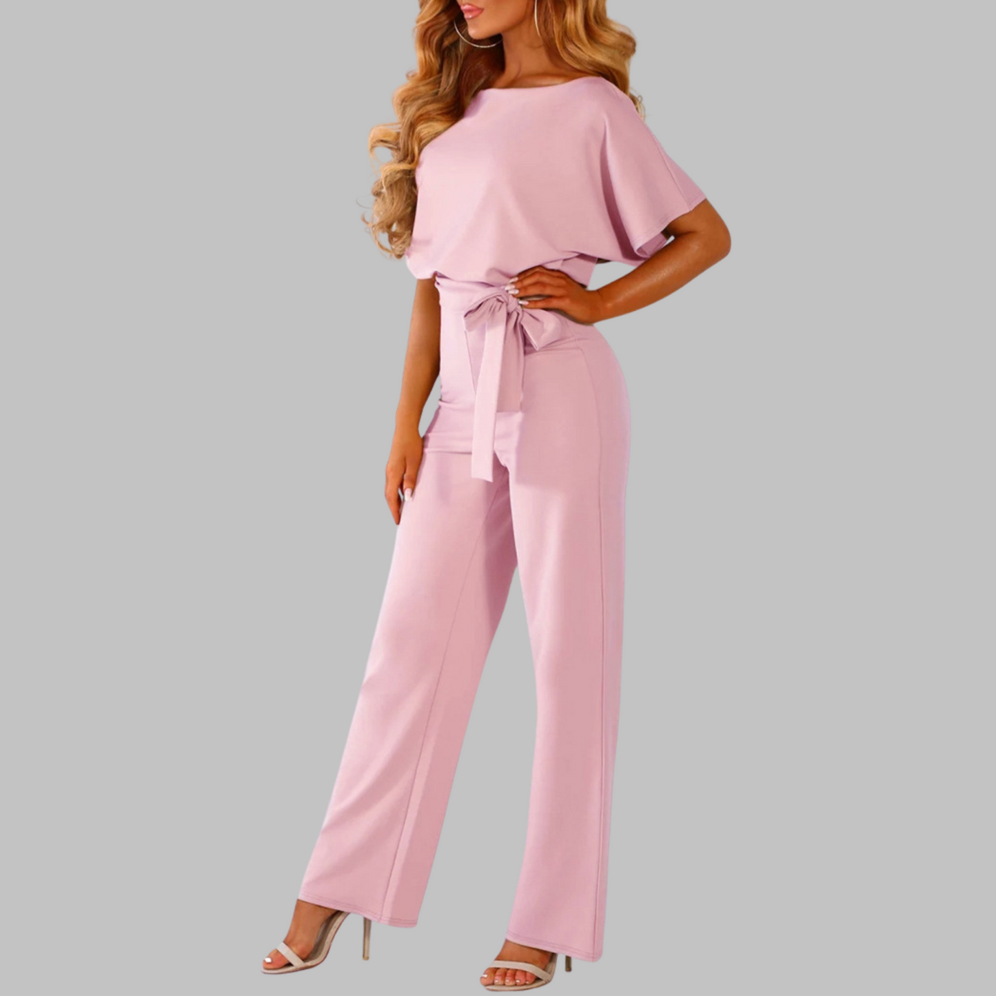 Jumpsuit Women Relaxed Fit Casual Wide Leg
