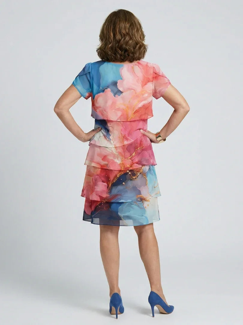 Knee Length Dress Women Relaxed Fit Casual