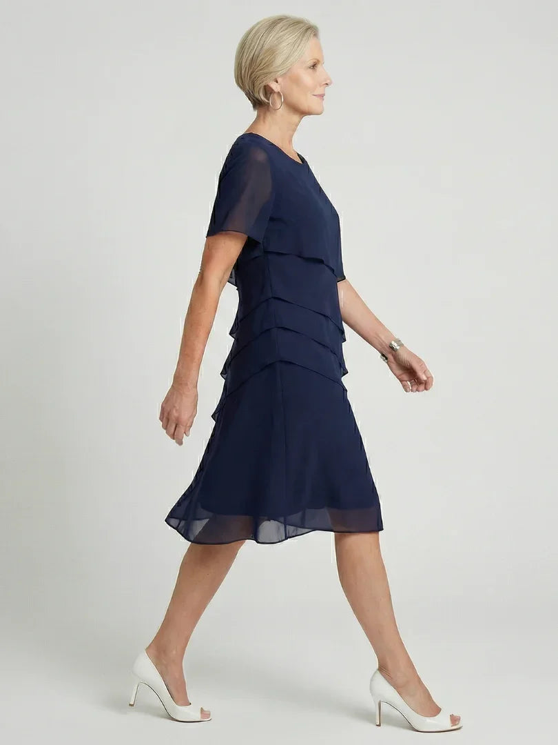 Knee Length Dress Women Relaxed Fit Casual