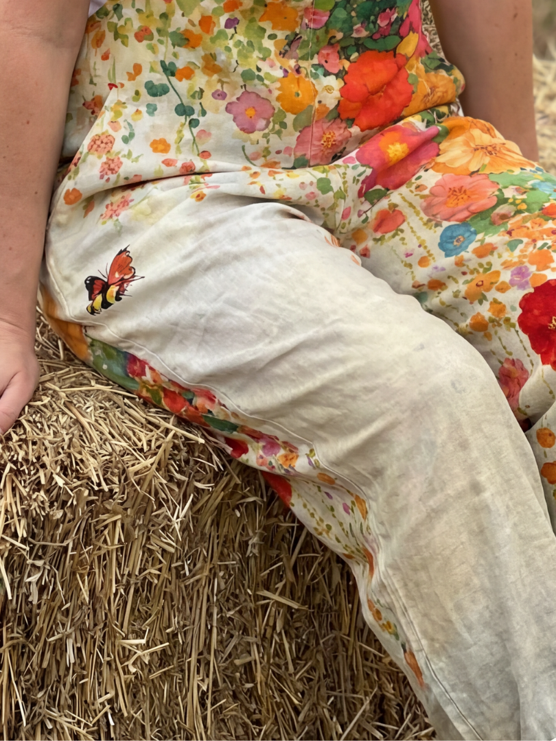 Floral Sleeveless Jumpsuit Women Relaxed Fit Casual Summer