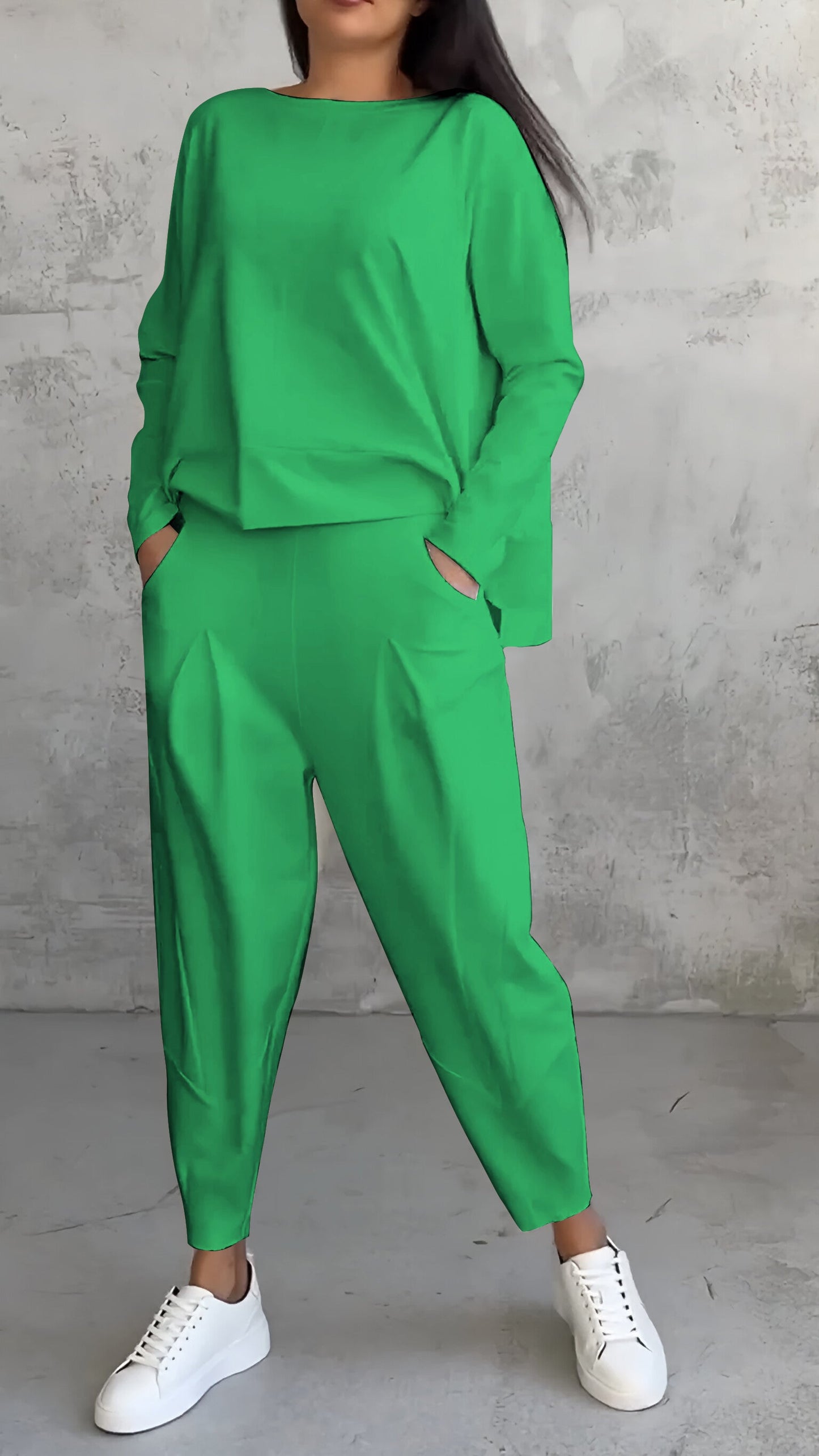 Two-Piece Set Women Relaxed Fit Casual Leisure