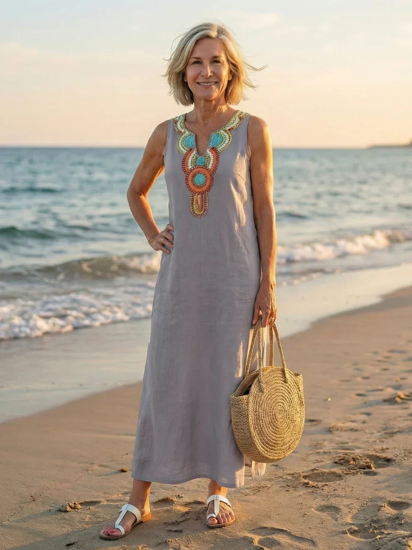 Midi Dress Women Relaxed Fit Casual Summer
