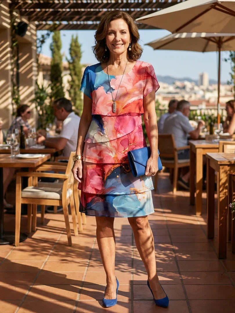 Knee Length Dress Women Relaxed Fit Casual