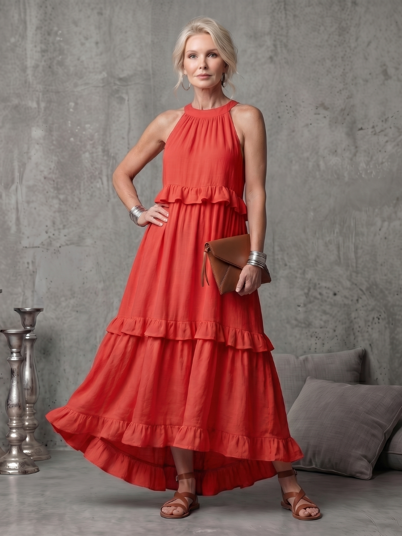 Maxi Dress Women Relaxed Fit Casual Summer