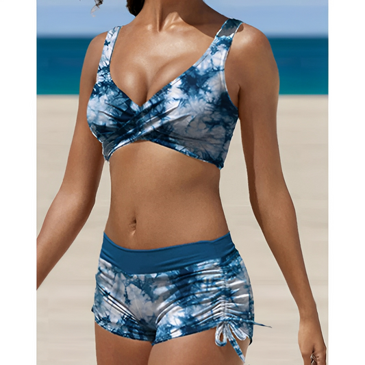 Two-Piece Swimsuit Women Slim Fit Summer Leisure