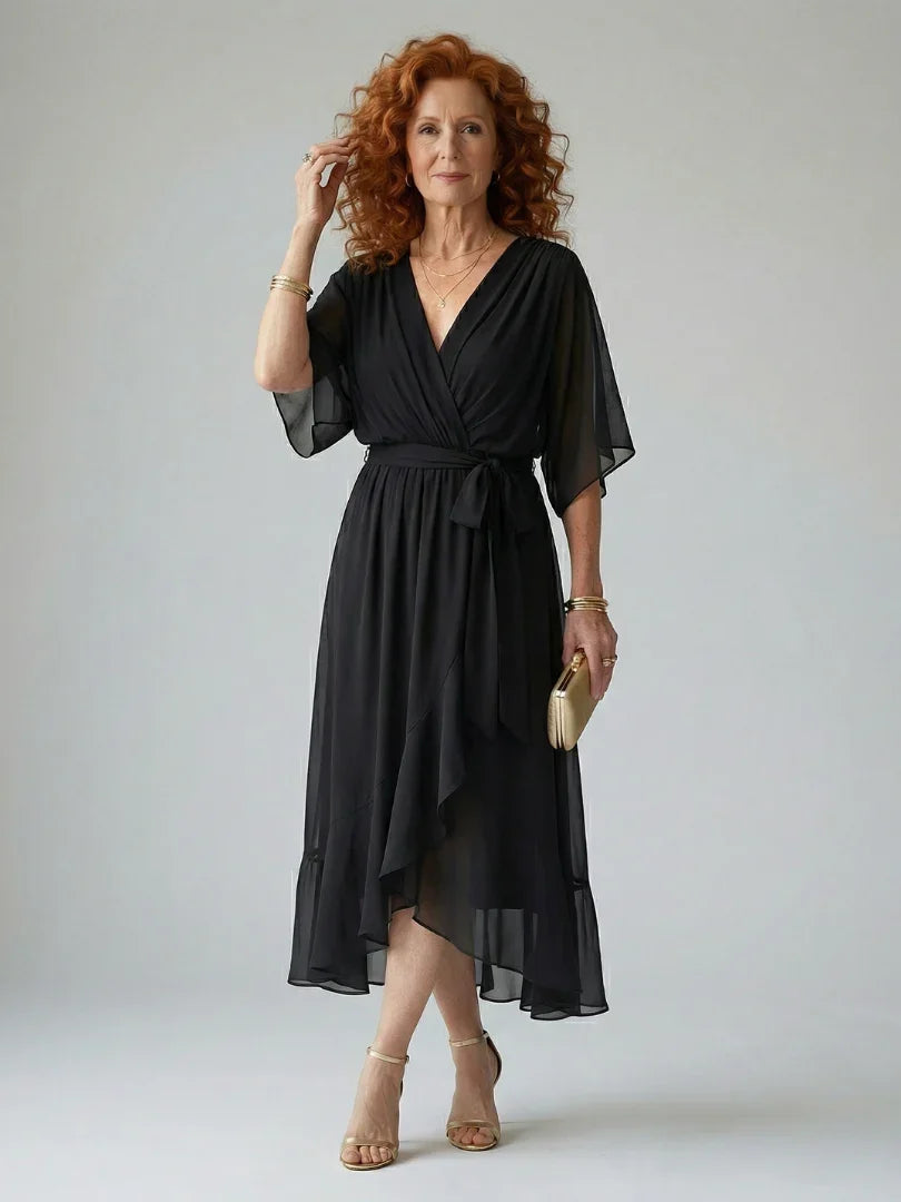 Midi Dress Women Relaxed Fit Casual