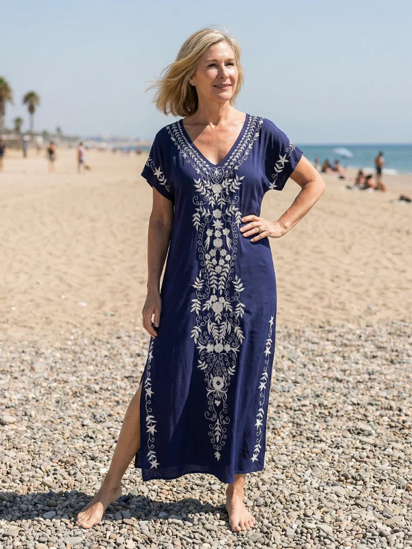 Midi Dress Women Relaxed Fit Casual Summer