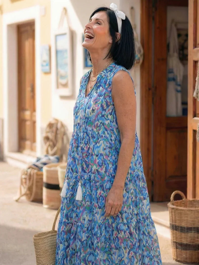 Midi Dress Women Relaxed Fit Casual Summer