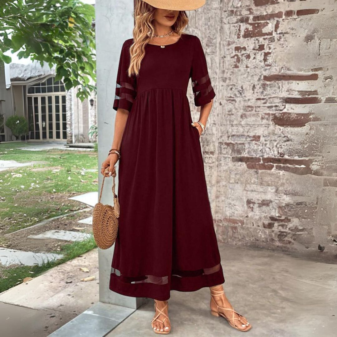 Dress Women Regular Fit Casual Elegant
