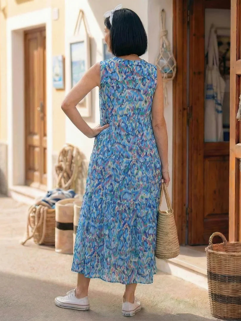 Midi Dress Women Relaxed Fit Casual Summer