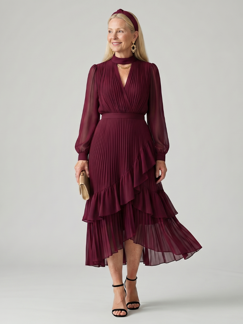 Midi Dress Women Relaxed Fit Casual