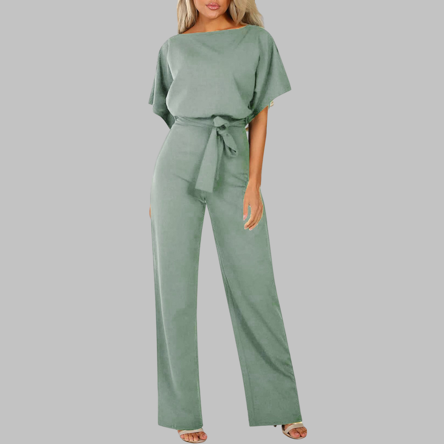 Jumpsuit Women Relaxed Fit Casual Wide Leg