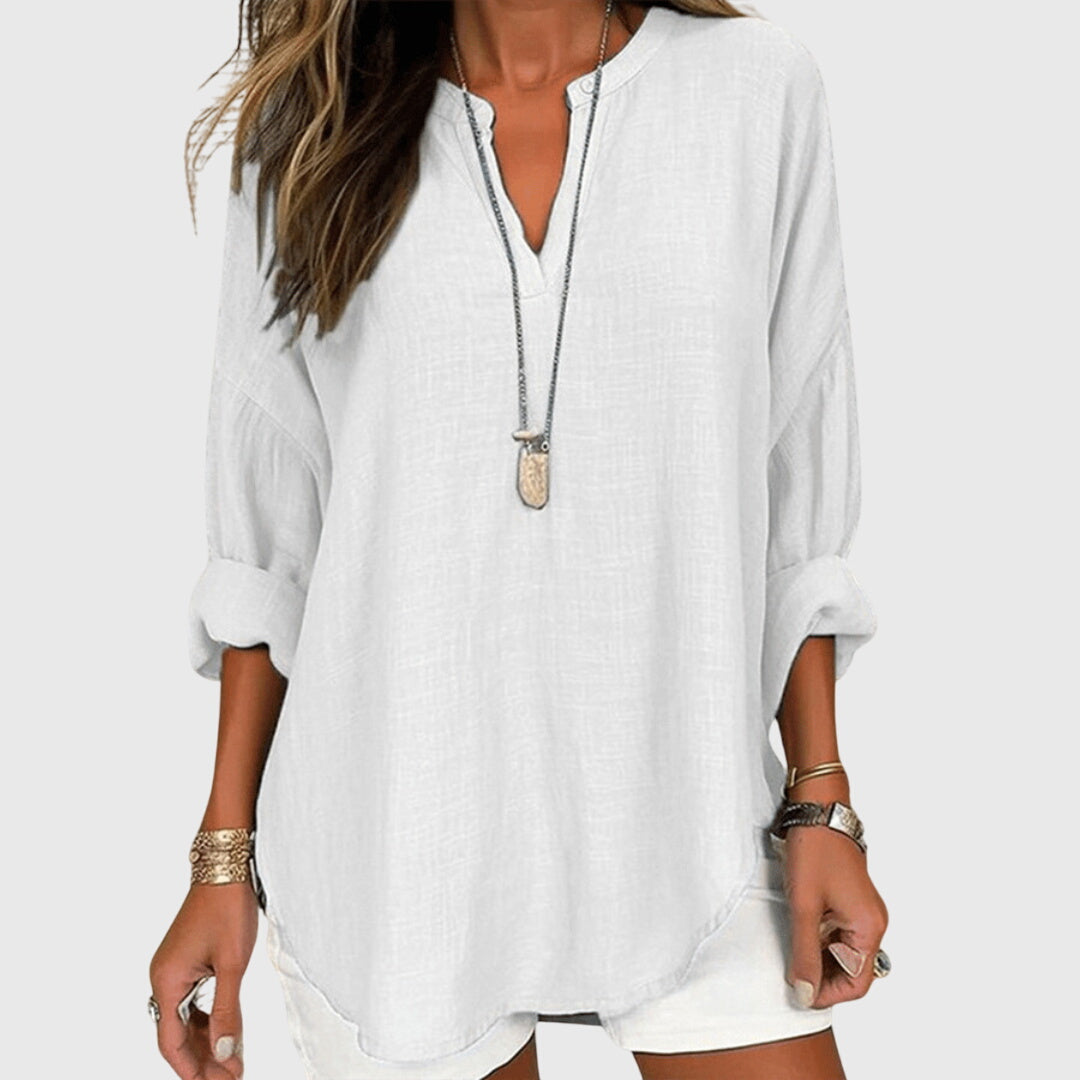 Flowy Beach Shirt Women Relaxed Fit Casual Summer