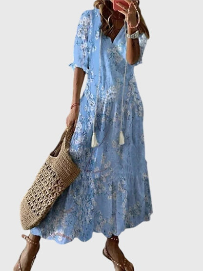 Summer Dress Women Regular Fit Casual Boho Vintage