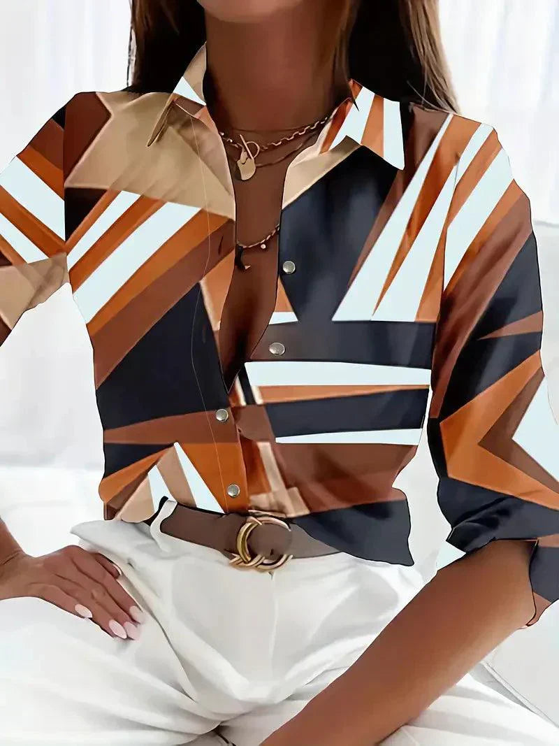 Blouse Women Loose Fit Casual Business