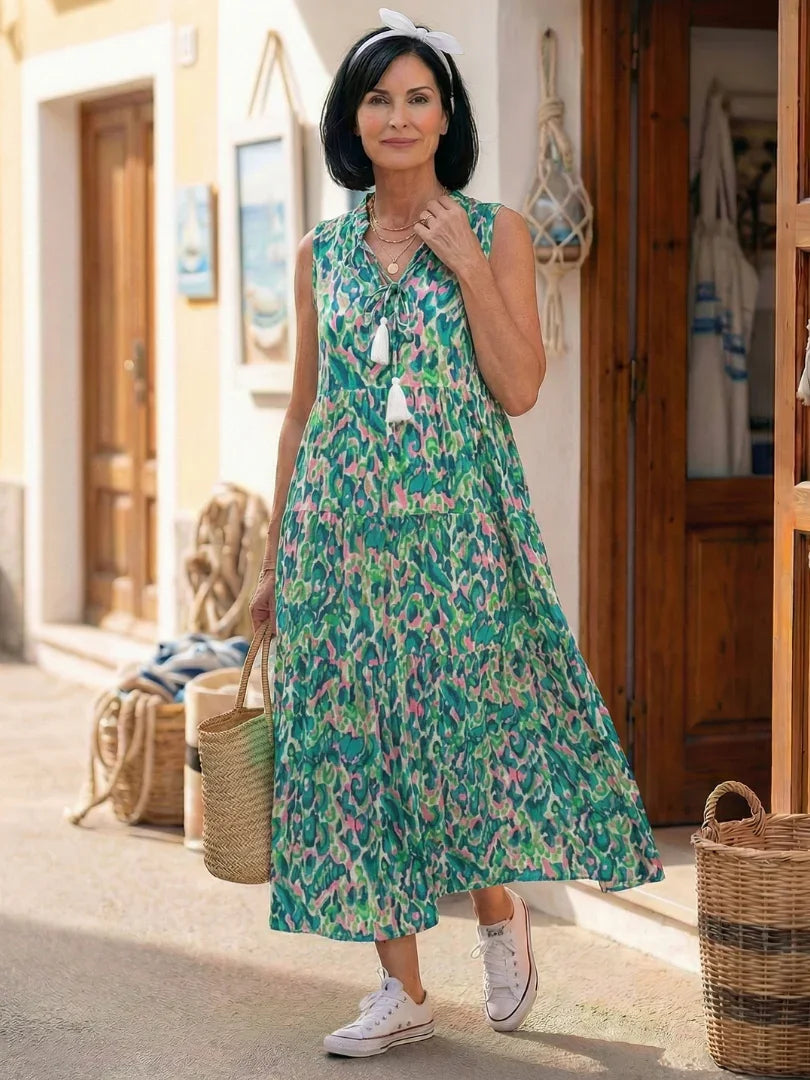 Midi Dress Women Relaxed Fit Casual Summer