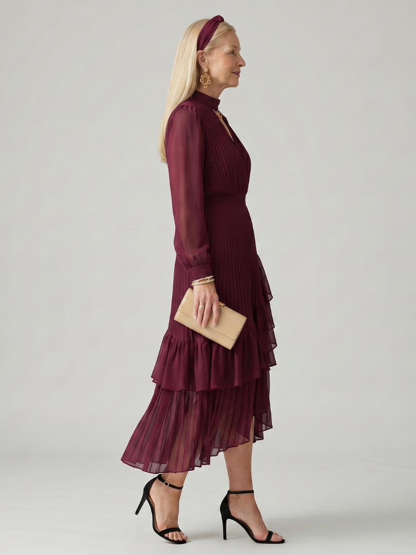 Midi Dress Women Relaxed Fit Casual