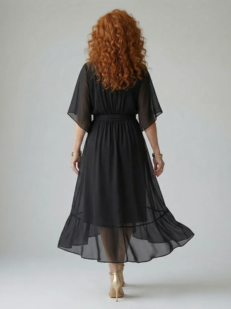 Midi Dress Women Relaxed Fit Casual