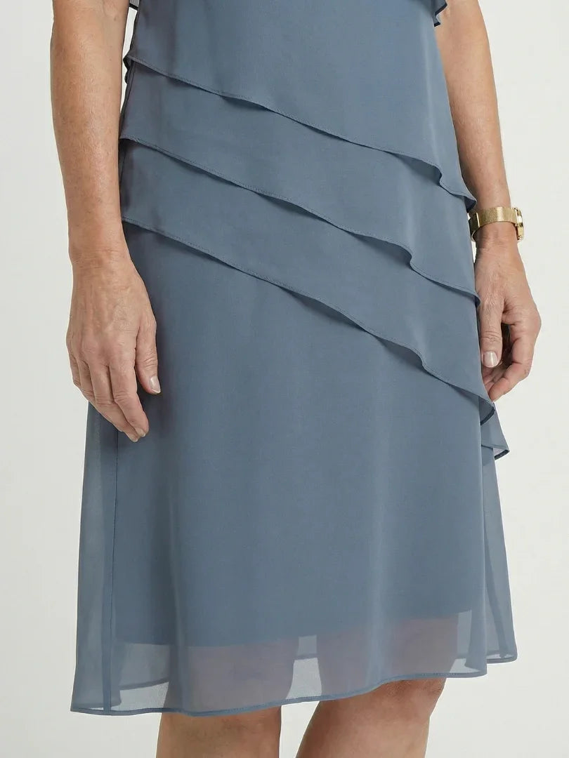 Knee Length Dress Women Relaxed Fit Casual