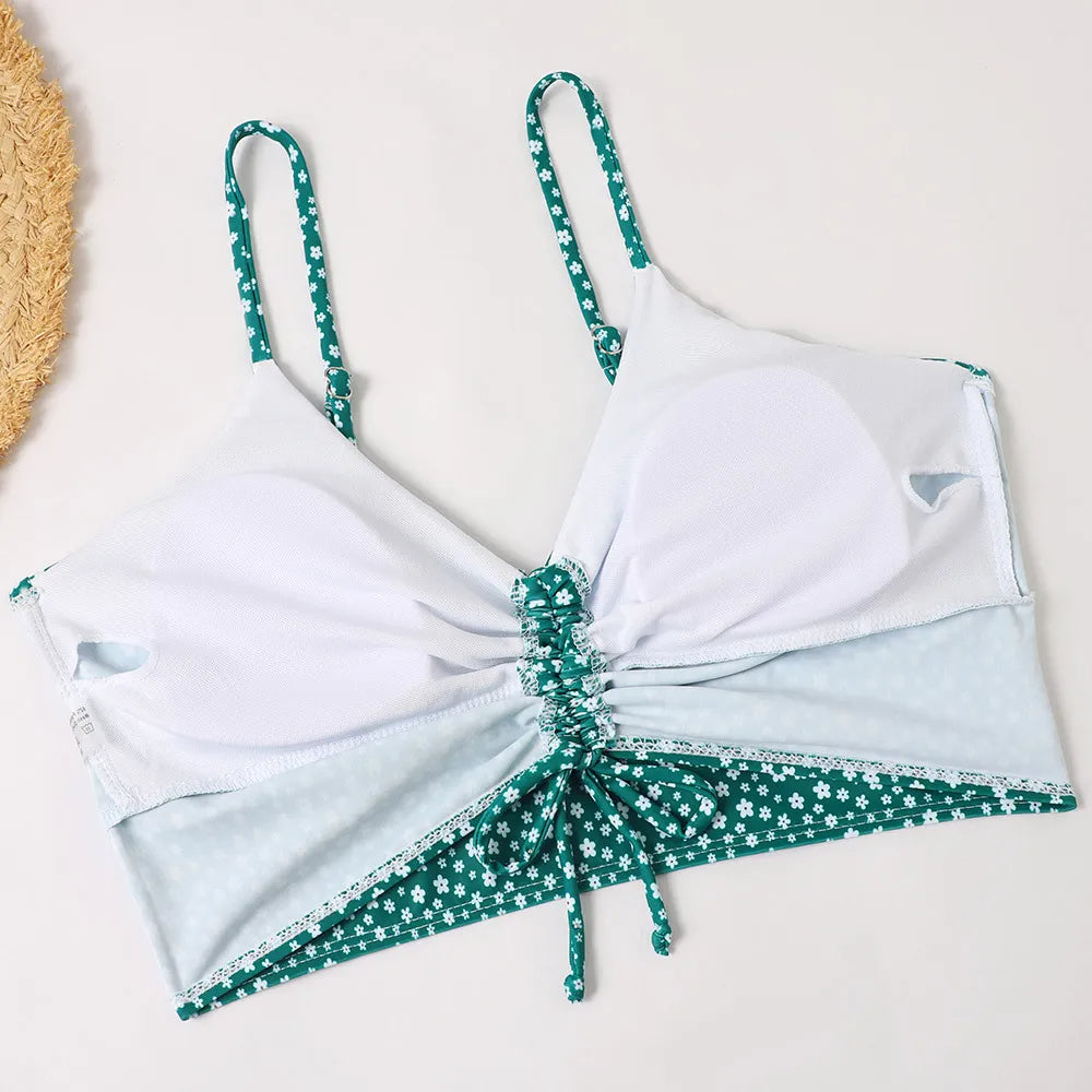 Floral Bikini Women Slim Fit Summer Casual