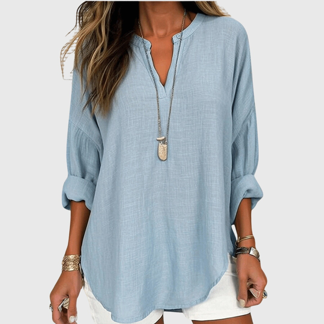 Flowy Beach Shirt Women Relaxed Fit Casual Summer