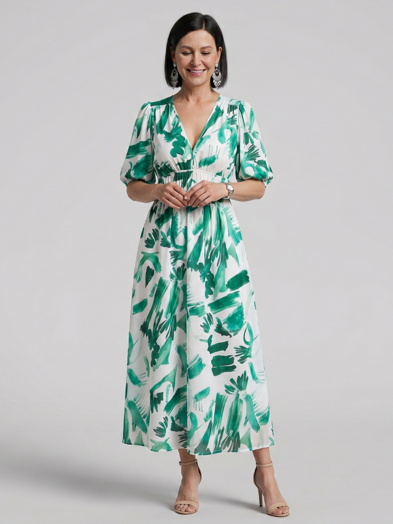 Midi Dress Women Relaxed Fit Casual Summer