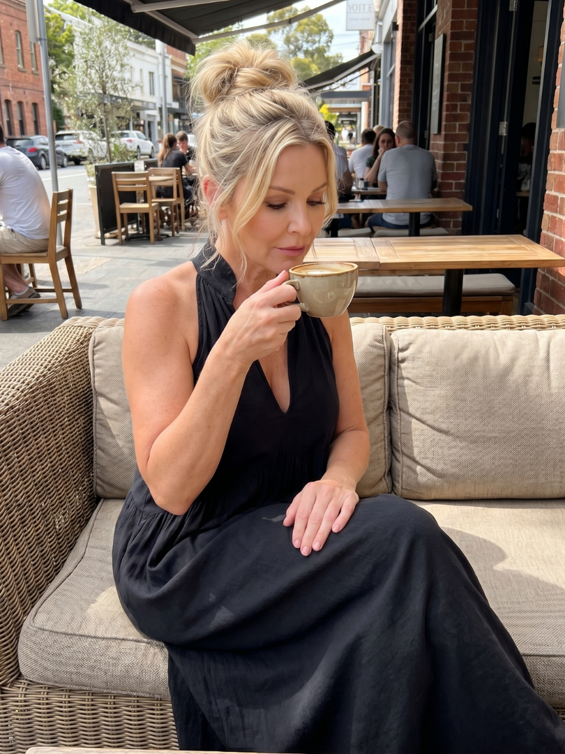 Midi Dress Women Relaxed Fit Casual Summer